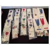 Vintage Misc Swimming Ribbons, Medals and Pins