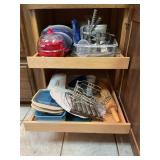 Chopper, rolling pin and storage containers