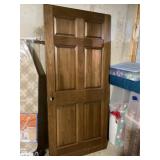1 solid wood door