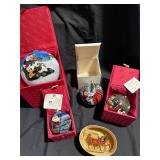 Inside Art glass ornaments