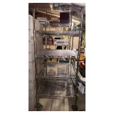 30ï¿½ x 24ï¿½ x 60ï¿½ Rolling Metal Shelf