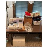 JANOME with sewing accessories