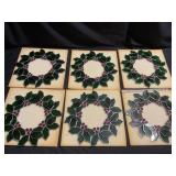 6 Stained glass wreaths