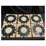 6 Stained glass wreaths
