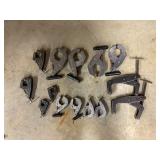 Assorted clamps