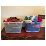 2 bins hats and gloves