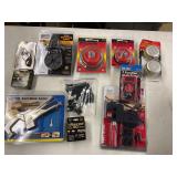 Clamps/wire brush/ knife sharpener