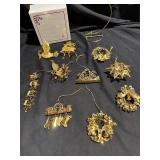 Danbury Mint Christmas ornaments with hanger