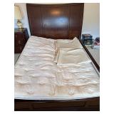 Queen frame and sleep number bed