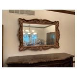 Large beveled mirror