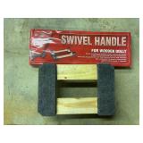 Wooden Dolly with Swivel Handle