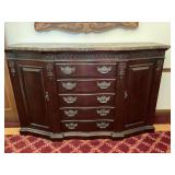 Bernhardt Tall Embassy Marble Top