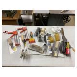 Bucket of dry wall tools