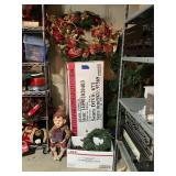 7.5 ft Christmas tree and decor