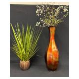 Vases with Artificial Flowers