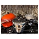 Pots, strainers, etc.
