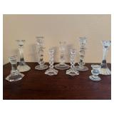Glass Candle Holders