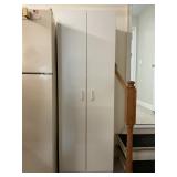White Cabinet with 5 Shelves