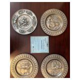 International Pewter Presidential Plate Series