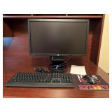 HP Monitor, Lenovo Keyboard, Logitech Mouse