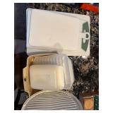 Microwave Dishes and cutting boards