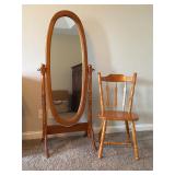 Mirror and Chair
