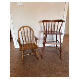 Childï¿½s rocker and chair