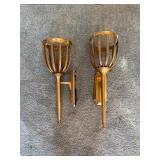 Goldstone sconces
