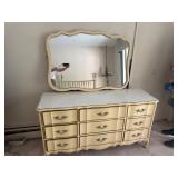 Dresser and mirror