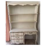 French provincial desk and bookshelf