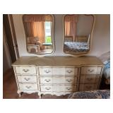 Dresser and 2 mirrors