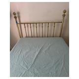 Brass headboard and frame