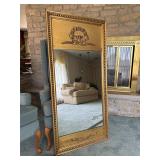 Gold mirror.