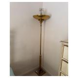 Brass floor lamp