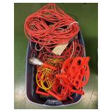 Assorted electrical cords & Reels