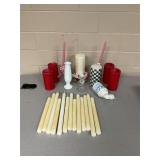 Assorted candles