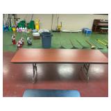 3- 8 ft church tables