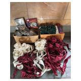 Christmas lights and Ribbon