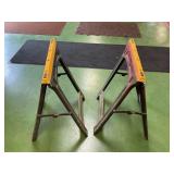 Plastic sawhorses