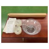 Plastic punch bowls and plastic table cloths