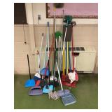 Brooms, mops, etc