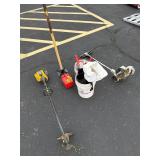 Edge Trimmer, Weedeater, Gas Can, Tamp, and Misc.
