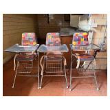 3 Antique High Chairs