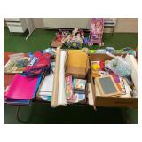 Assorted crafts and classroom