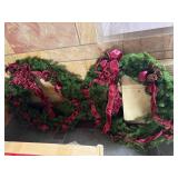 4 Wreaths and 6 sconces
