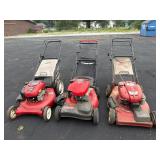 3 Push Mowers