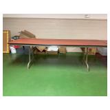 2 8 ft church tables