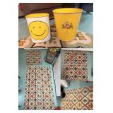 Trash Cans and Rugs