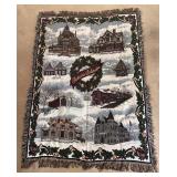 We Care Cotton Tapestry Throw Blanket