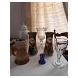 Fenton Stein Style Mug, Vases, and Glassware